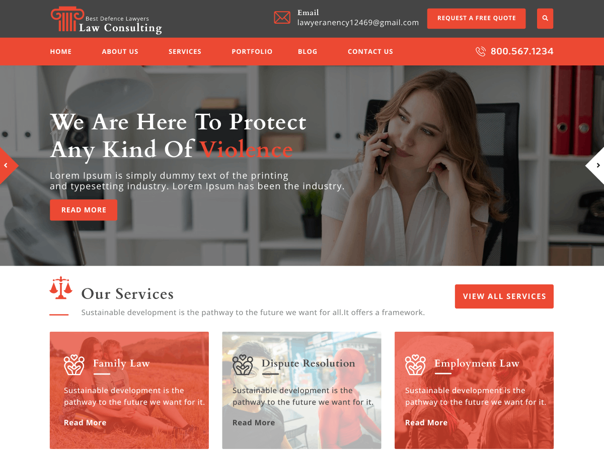 Legal Law Preview Wordpress Theme - Rating, Reviews, Preview, Demo & Download