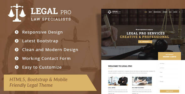 Legal Pro Preview Wordpress Theme - Rating, Reviews, Preview, Demo & Download