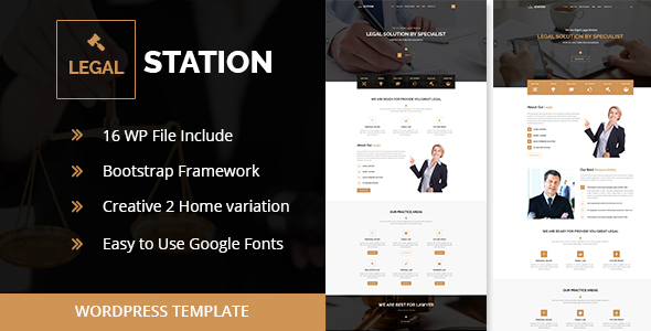 LEGAL STATION Preview Wordpress Theme - Rating, Reviews, Preview, Demo & Download