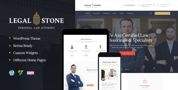 Legal Stone Preview Wordpress Theme - Rating, Reviews, Preview, Demo & Download