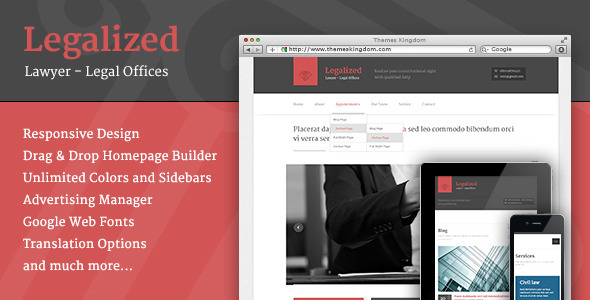 Legalized Preview Wordpress Theme - Rating, Reviews, Preview, Demo & Download