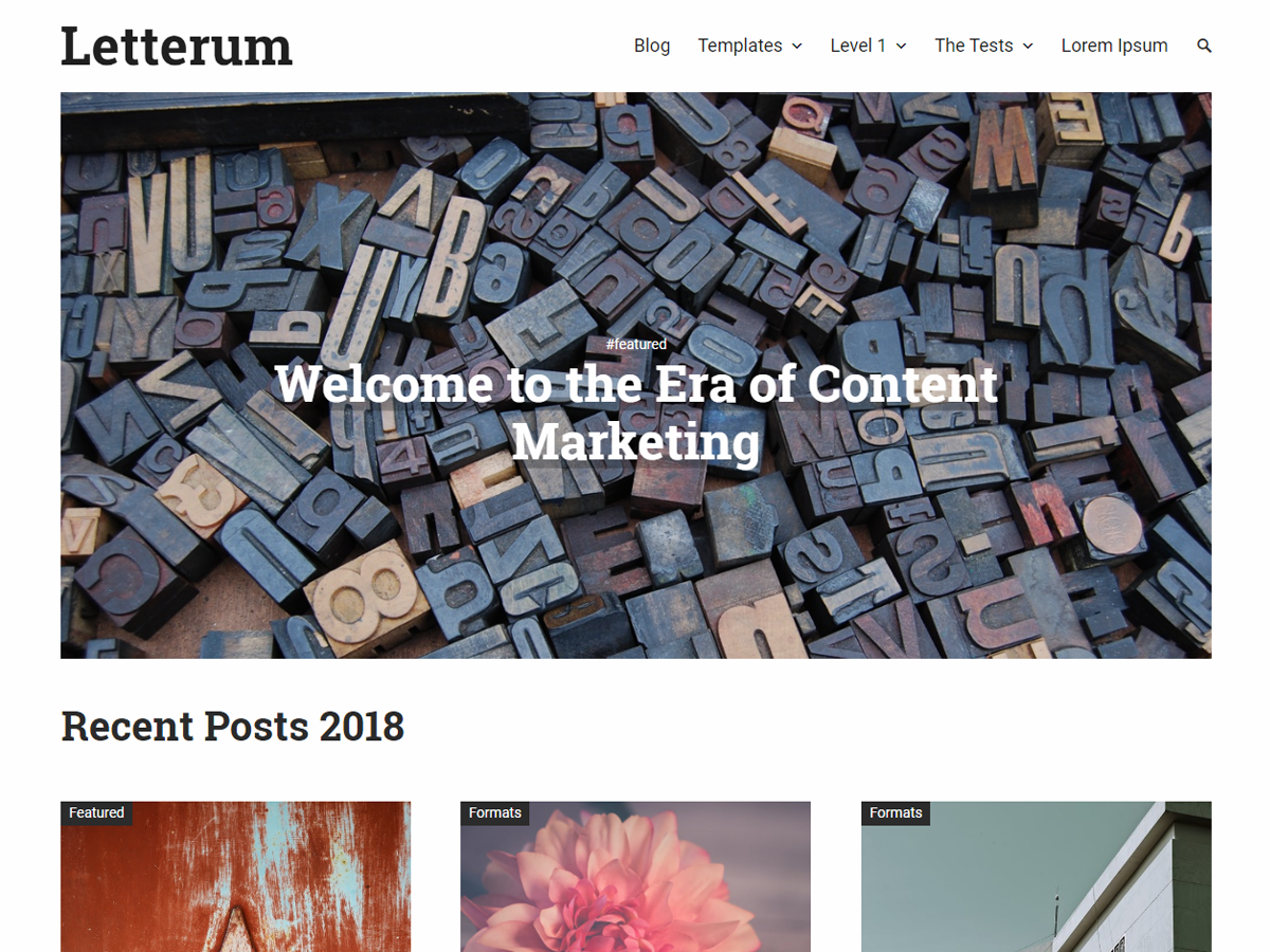 Letterum Preview Wordpress Theme - Rating, Reviews, Preview, Demo & Download