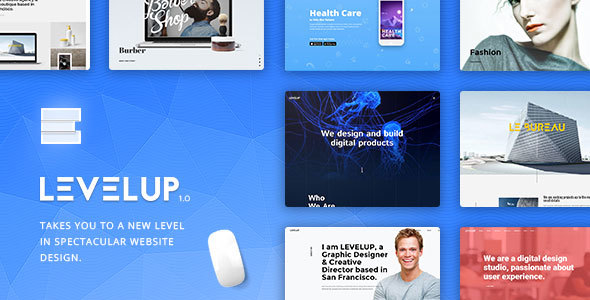 LEVELUP Preview Wordpress Theme - Rating, Reviews, Preview, Demo & Download