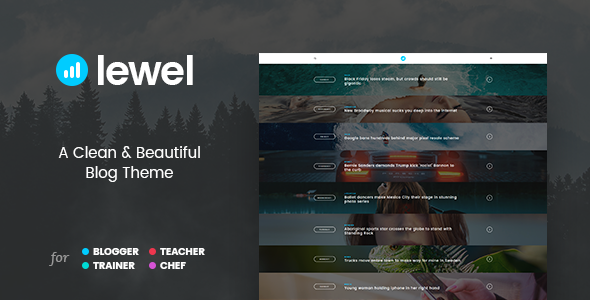 LEWEL Preview Wordpress Theme - Rating, Reviews, Preview, Demo & Download