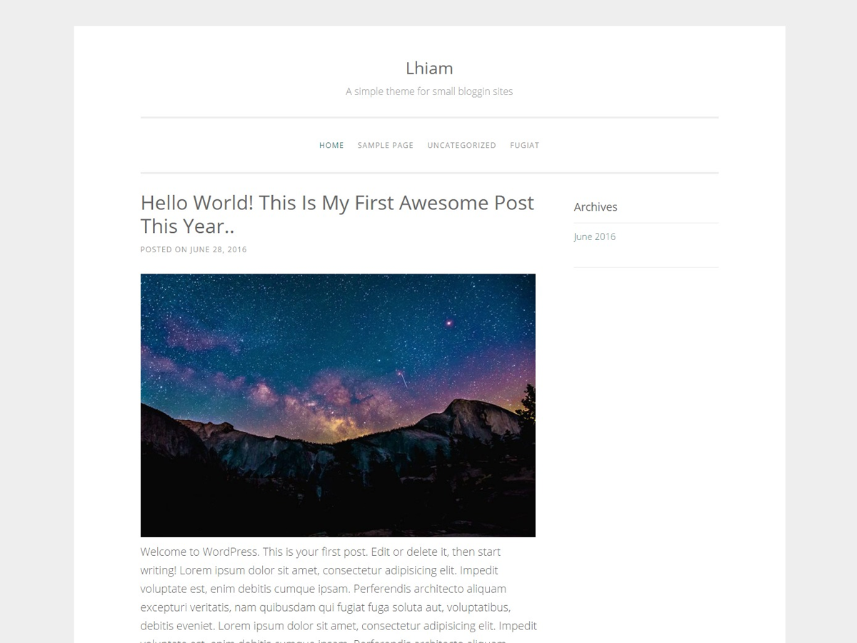 Lhiam Preview Wordpress Theme - Rating, Reviews, Preview, Demo & Download