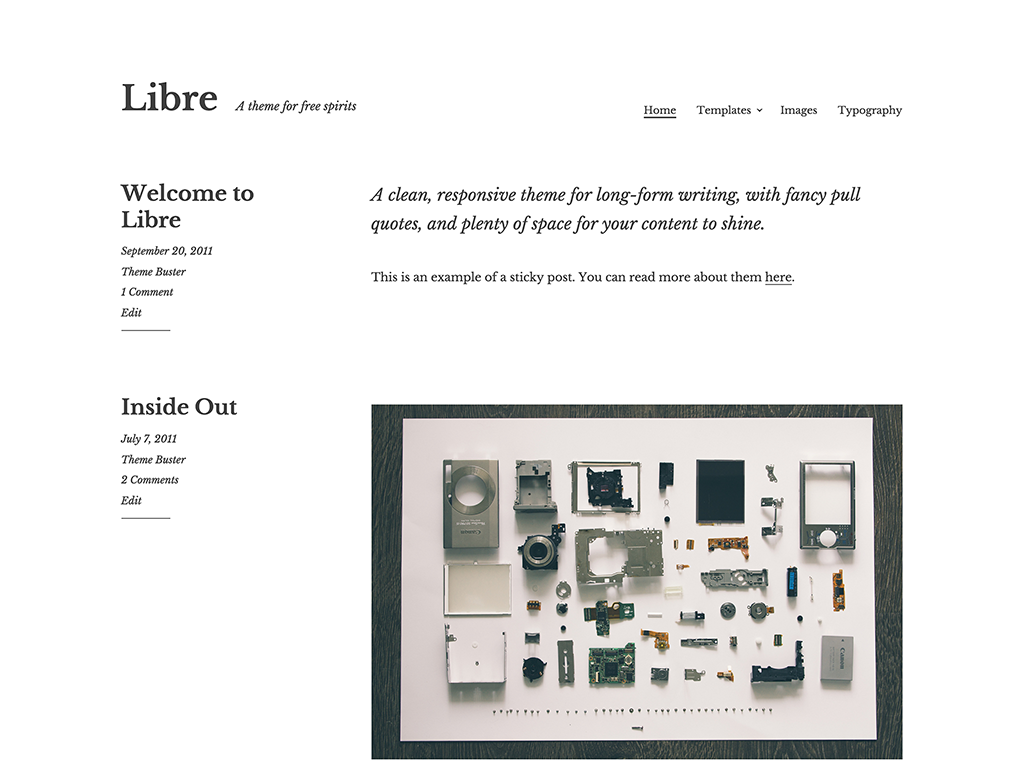 Libre Preview Wordpress Theme - Rating, Reviews, Preview, Demo & Download