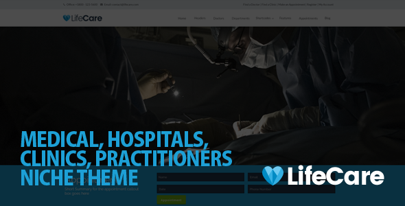 LifeCare Preview Wordpress Theme - Rating, Reviews, Preview, Demo & Download