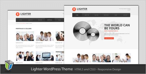 Lighter Preview Wordpress Theme - Rating, Reviews, Preview, Demo & Download