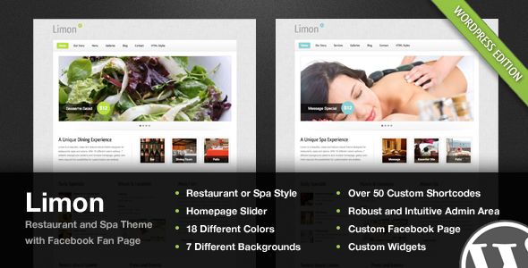 Limon Preview Wordpress Theme - Rating, Reviews, Preview, Demo & Download
