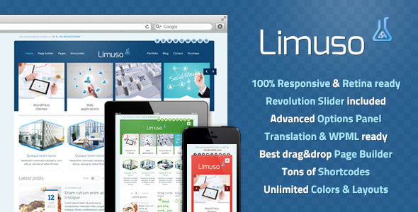 Limuso Premium Preview Wordpress Theme - Rating, Reviews, Preview, Demo & Download