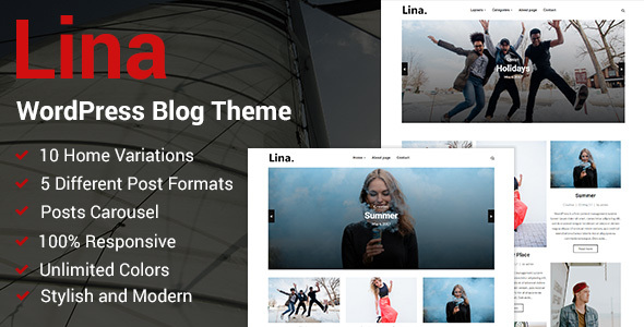 Lina Preview Wordpress Theme - Rating, Reviews, Preview, Demo & Download
