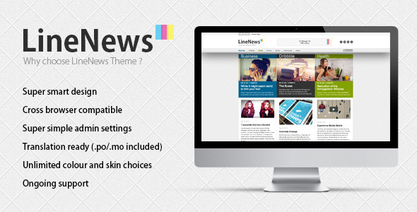 LineNews Wordpress Preview Wordpress Theme - Rating, Reviews, Preview, Demo & Download