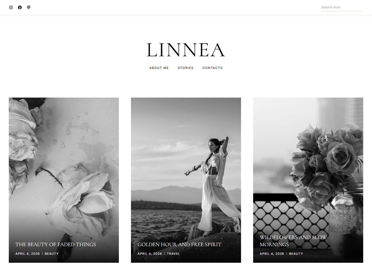 Linnea Preview Wordpress Theme - Rating, Reviews, Preview, Demo & Download