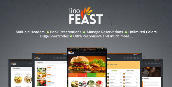 LinoFeast Preview Wordpress Theme - Rating, Reviews, Preview, Demo & Download