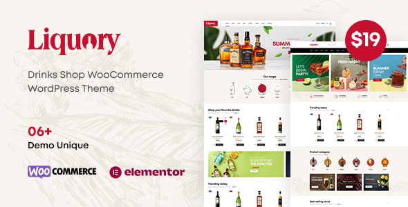 Liquory Preview Wordpress Theme - Rating, Reviews, Preview, Demo & Download