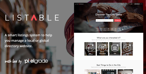 LISTABLE Preview Wordpress Theme - Rating, Reviews, Preview, Demo & Download
