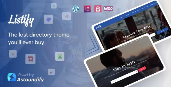 Listify Preview Wordpress Theme - Rating, Reviews, Preview, Demo & Download