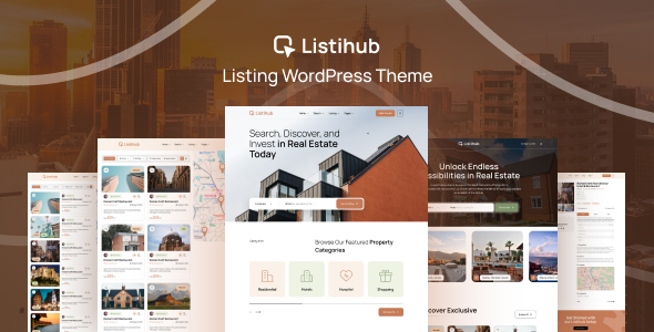 Listihub Preview Wordpress Theme - Rating, Reviews, Preview, Demo & Download