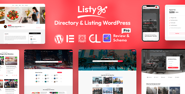 Listygo Preview Wordpress Theme - Rating, Reviews, Preview, Demo & Download