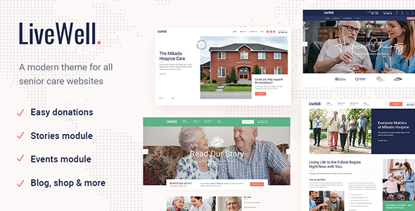 LiveWell Preview Wordpress Theme - Rating, Reviews, Preview, Demo & Download