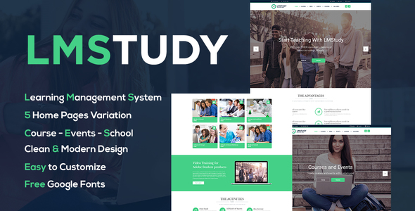 LMStudy Preview Wordpress Theme - Rating, Reviews, Preview, Demo & Download