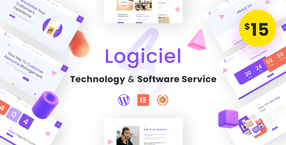 Logiciel Preview Wordpress Theme - Rating, Reviews, Preview, Demo & Download