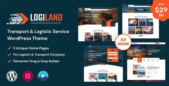 LogiLand Preview Wordpress Theme - Rating, Reviews, Preview, Demo & Download