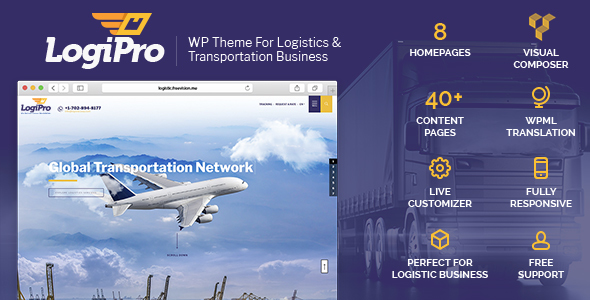 LogiPro Preview Wordpress Theme - Rating, Reviews, Preview, Demo & Download