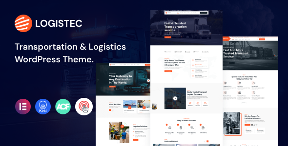 Logistec Preview Wordpress Theme - Rating, Reviews, Preview, Demo & Download