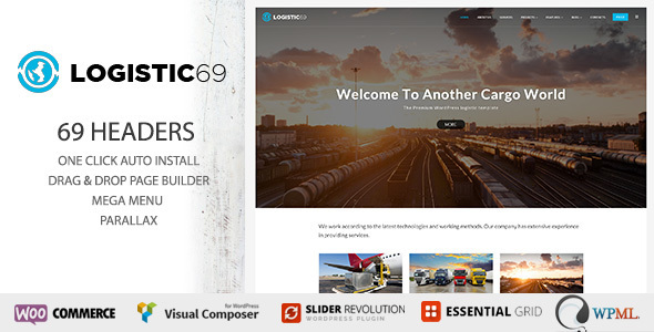 Logistic69 Preview Wordpress Theme - Rating, Reviews, Preview, Demo & Download