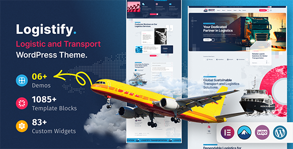 Logistify Preview Wordpress Theme - Rating, Reviews, Preview, Demo & Download