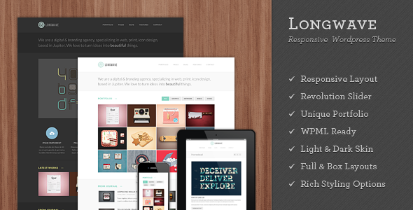 Longwave Preview Wordpress Theme - Rating, Reviews, Preview, Demo & Download