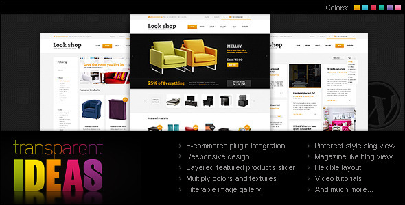 Lookshop Preview Wordpress Theme - Rating, Reviews, Preview, Demo & Download