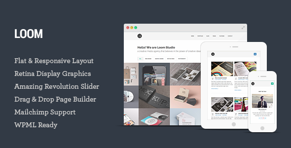 Loom Preview Wordpress Theme - Rating, Reviews, Preview, Demo & Download