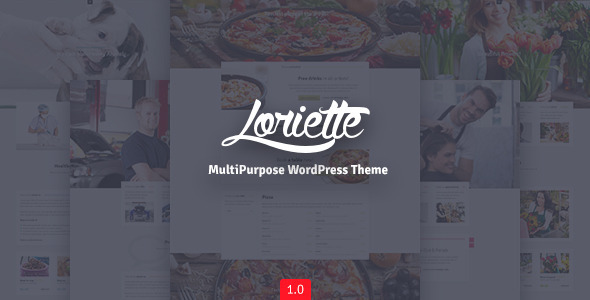 Loriette Preview Wordpress Theme - Rating, Reviews, Preview, Demo & Download