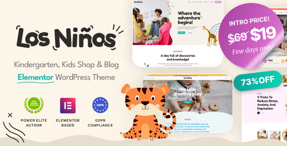 Los Ninos Preview Wordpress Theme - Rating, Reviews, Preview, Demo & Download