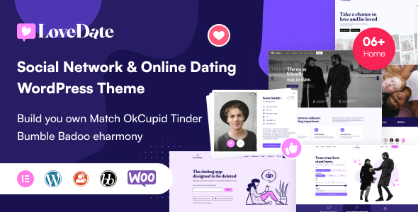 LoveDate Preview Wordpress Theme - Rating, Reviews, Preview, Demo & Download