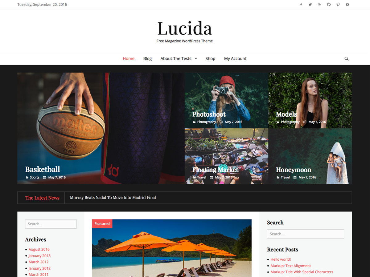 Lucida Preview Wordpress Theme - Rating, Reviews, Preview, Demo & Download