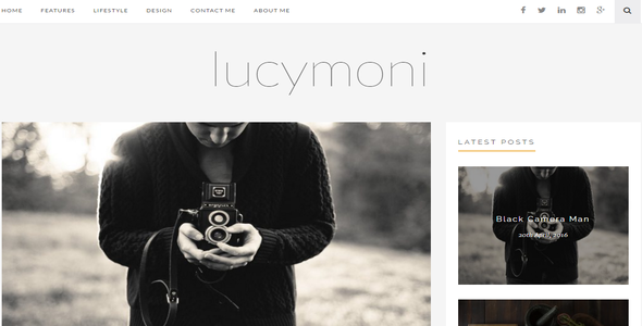 Lucymoni Preview Wordpress Theme - Rating, Reviews, Preview, Demo & Download