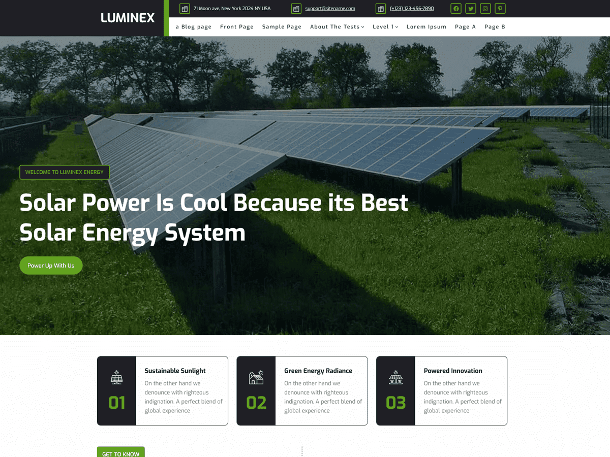 Luminex Preview Wordpress Theme - Rating, Reviews, Preview, Demo & Download