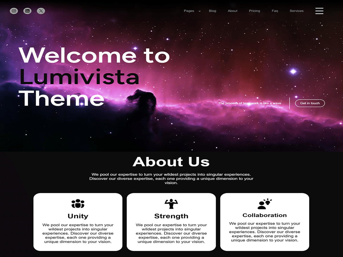 Lumivista Preview Wordpress Theme - Rating, Reviews, Preview, Demo & Download