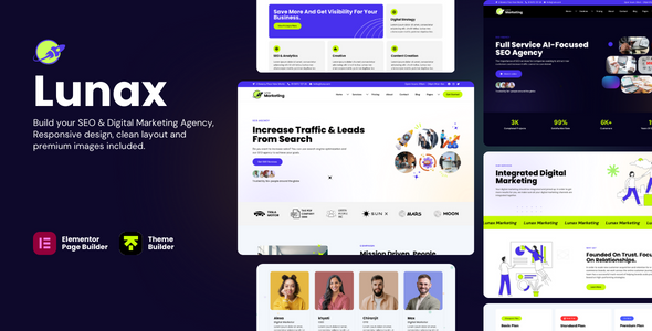 Lunax Preview Wordpress Theme - Rating, Reviews, Preview, Demo & Download