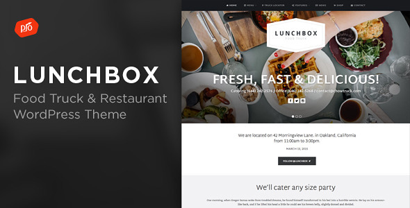 Lunchbox Preview Wordpress Theme - Rating, Reviews, Preview, Demo & Download