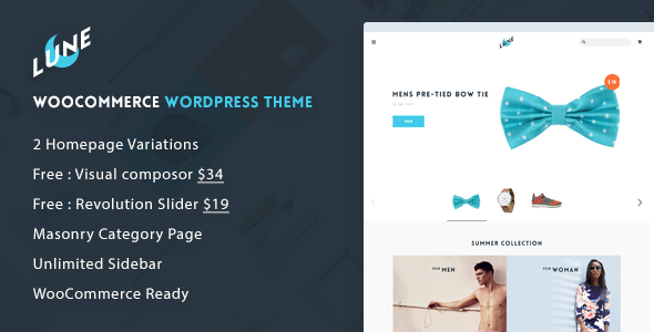 Lune Preview Wordpress Theme - Rating, Reviews, Preview, Demo & Download