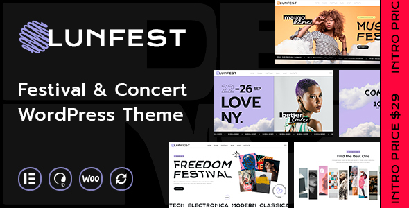 Lunfest Preview Wordpress Theme - Rating, Reviews, Preview, Demo & Download