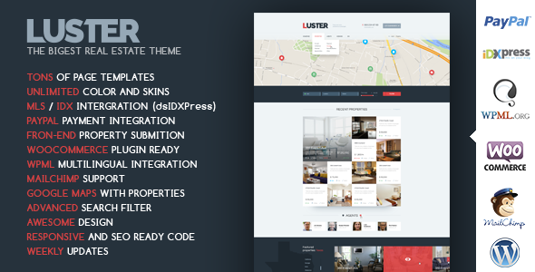 Luster Preview Wordpress Theme - Rating, Reviews, Preview, Demo & Download
