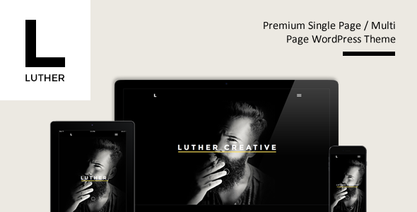Luther Preview Wordpress Theme - Rating, Reviews, Preview, Demo & Download