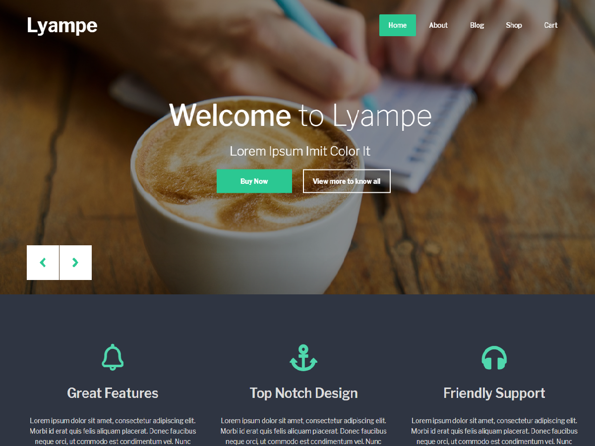 Lyampe Preview Wordpress Theme - Rating, Reviews, Preview, Demo & Download