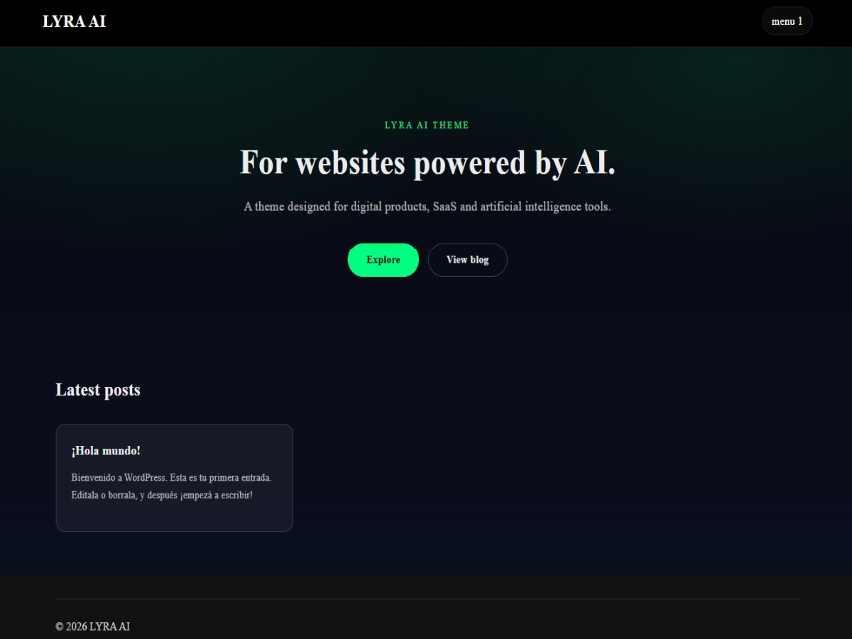 Lyra AI Preview Wordpress Theme - Rating, Reviews, Preview, Demo & Download