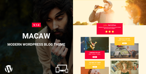 Macaw Preview Wordpress Theme - Rating, Reviews, Preview, Demo & Download